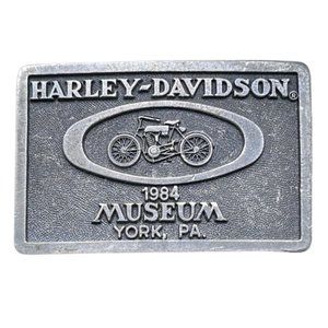 Harley-Davidson Museum Belt Buckle York, PA Vintage